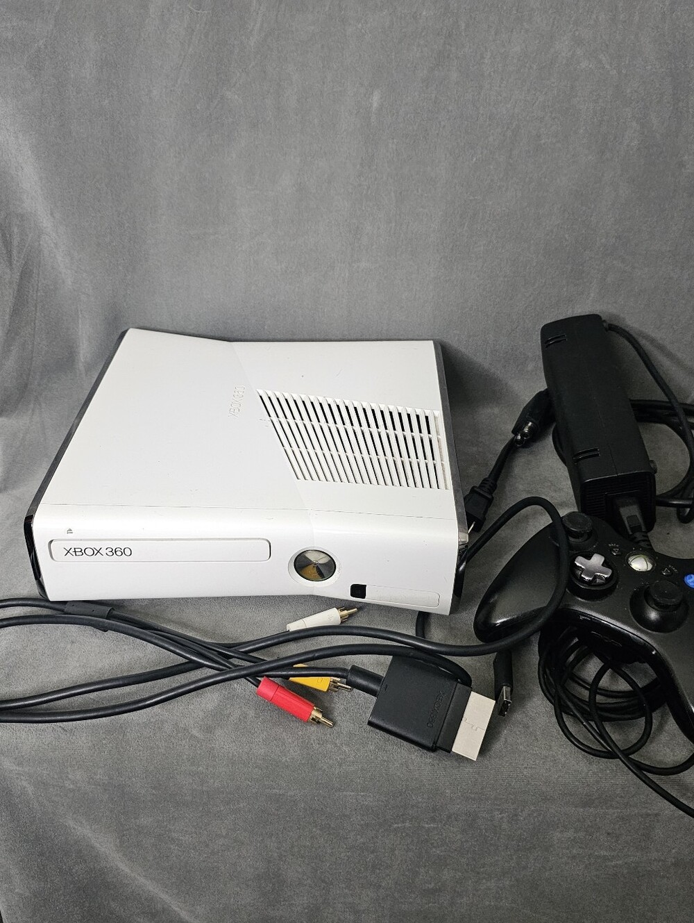 Xbox 360 Slim White Special Edition Console 120GB HDD Tested Working